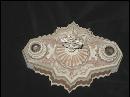 Vintage Deco Flush Mount Light Fixture