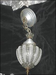 Vintage Single Drop Hanging Light Fixture