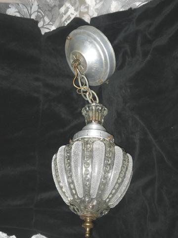 Vintage Single Drop Hanging Light Fixture