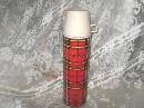 Vintage Large Red Plaid King Seeley Thermos