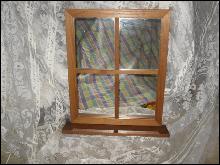 Mirror Window w/Shelf