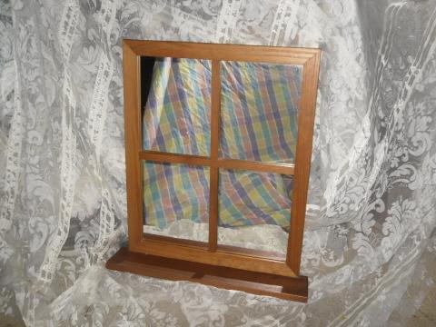 Mirror Window w/Shelf