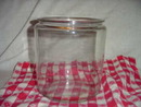 Large Glass Counter Cookie Jar