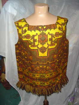 Vintage Wool Fringe Shirt