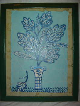 2 For 1 Cross Stitch on the Front & Painting on Back