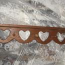 Vintage Wooden Shelf & Coat Rack