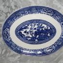 Vintage Blue Willow Platter