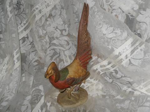 Vintage Lefton Golden Pheasant Figurine