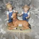 Homco Denim Days Porcelain Figurine 1510