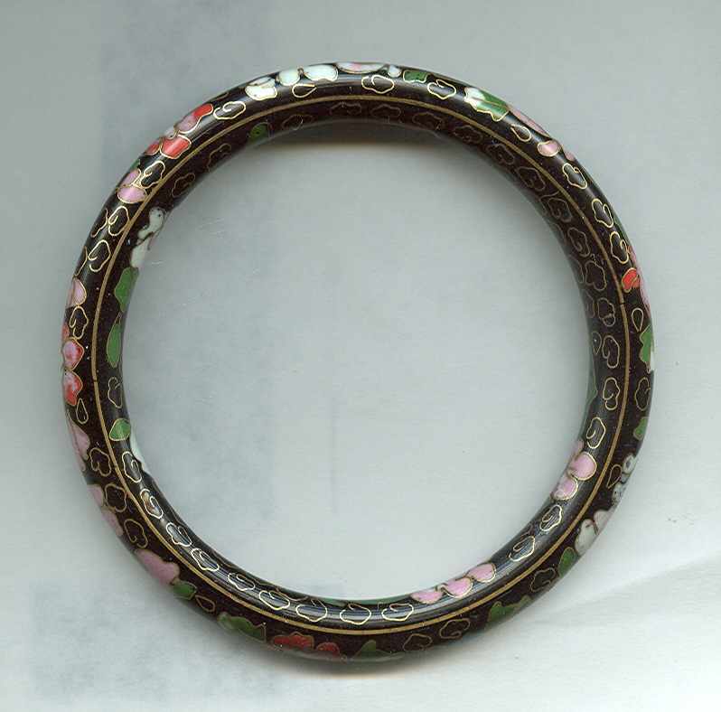 Large Size Cloisonne Bangle Bracelet