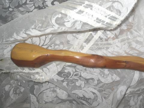 Hand Carved Wooden Walking Stick or Walking Staff