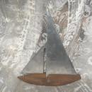Hand Made Sail Boat Sculpture