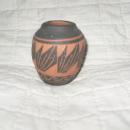 Hand Made Native American Clay Pot Signed