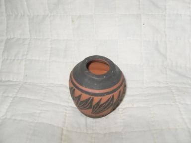 Hand Made Native American Clay Pot Signed