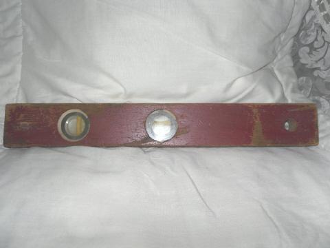 Vintage Wooden Carpenter's Level