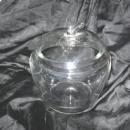 Vintage Glass Apple Covered Dish or Glass Apple Canister