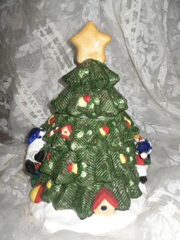 Christmas Tree Cookie Jar