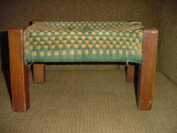Old Wood Foot Stool