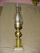 Vintage Brass Lantern Electric Lamp