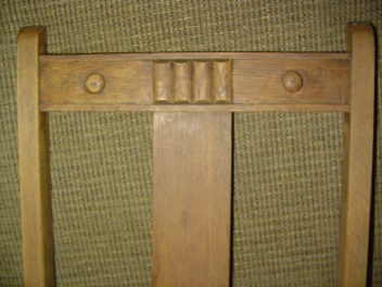 Antique Oak Chairs Marked