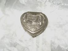 Vintage Heart Shaped Jewelry Box