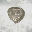 Vintage Heart Shaped Jewelry Box