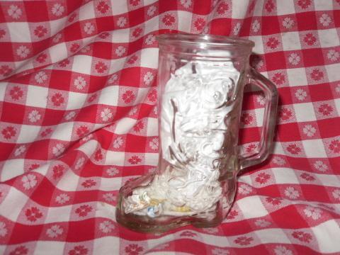 Vintage Cowboy Boot Mug Set **4**
