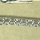 Sterling Silver Flat Double Link Bracelet