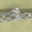 Sterling Silver Flat Double Link Bracelet