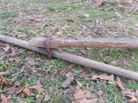 Antique Wood Double Tree used for Horse Drawn Buggy