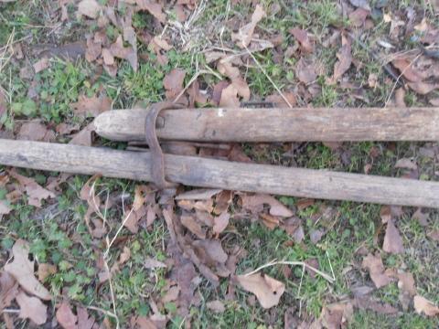 Antique Wood Double Tree used for Horse Drawn Buggy