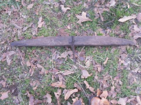 Antique Wood Single Tree used for Horse Drawn Buggy or Plow