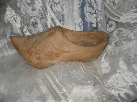 Vintage Holand Wooden Shoe