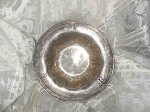 Vintage Sheffield Reproduction Bowl w/Beautiful Rim **Hallmarks