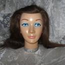 Burmax Mannequin Hair Stylist Head w/Long Auburn Hair