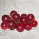 Vintage Red Lucite Grapes
