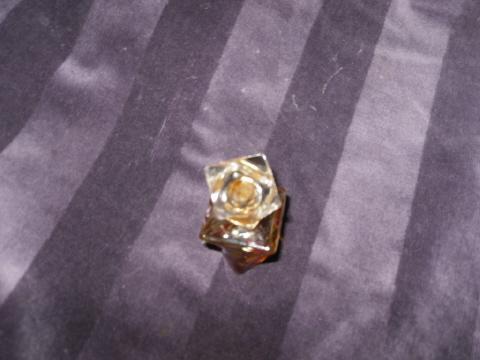 Vintage Cachet Crystal Bottle w/Crystal Stopper