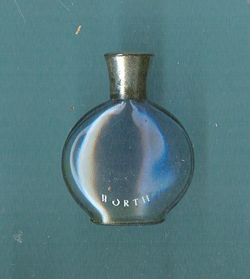 Vintage Miniature Blue Lalique Perfume Bottle