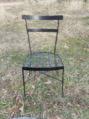 Vintage Wrought Iron Table & Chairs Set