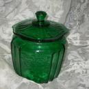 Vintage Mayfair Glass Cookie Jar
