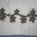 Vintage Cast Iron Wall Mount Coat Rack