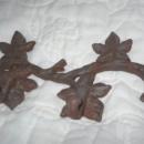 Vintage Cast Iron Wall Mount Coat Rack