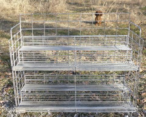 Wire Display Shelves or Sales Rack