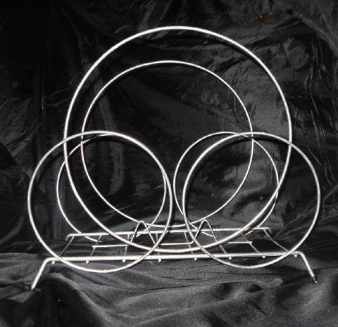 Vintage Mid Century Modern Industrial Wire Rack