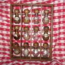 Vintage Wooden Spice Holder w/12 Spice Bottles