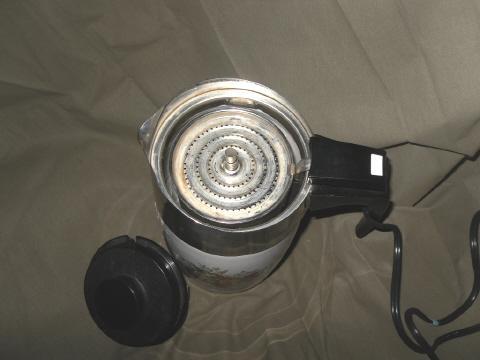 Vintage Corning Le Cafe Electric Coffee Percolator