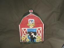 Vintage Country Barn Cookie Jar