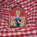 Vintage Country Barn Cookie Jar