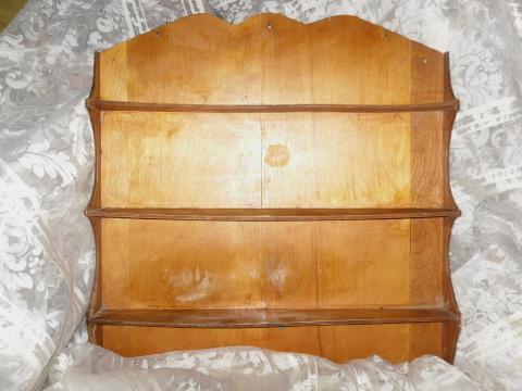 Vintage Wooden Wall Shelf