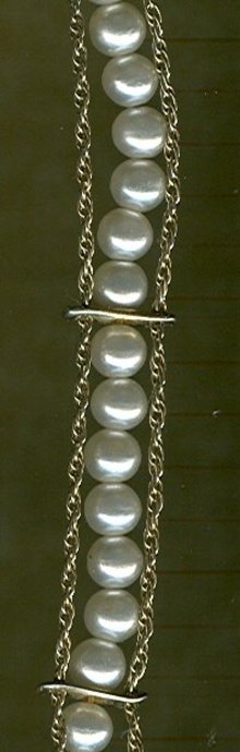 Faux Pearl Bracelet by Goldette